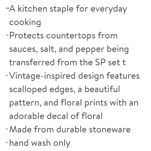 ❤️ New Pioneer Woman Salt & Pepper Shakers Set with Acacia Wood Tray - Picture 2 of 9